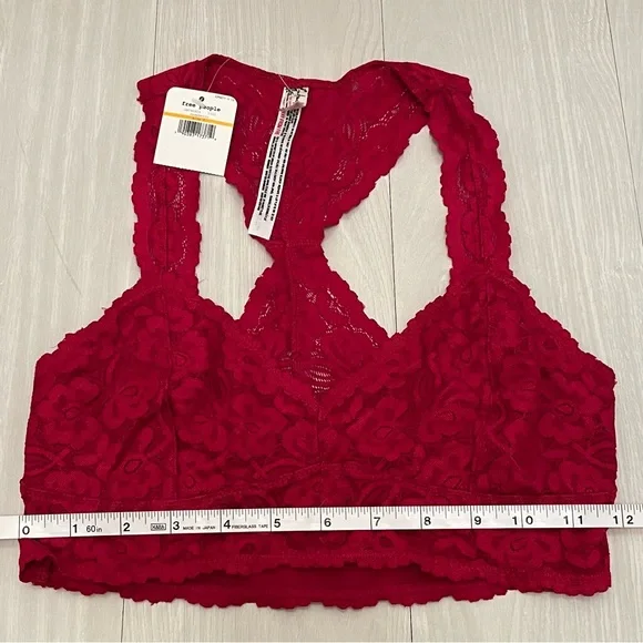 NWT Free People Lace Bra - “Raspberry” Size Small - Picture 5 of 6